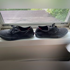 Vans Skate Authentic Shoes Black/Black sz12